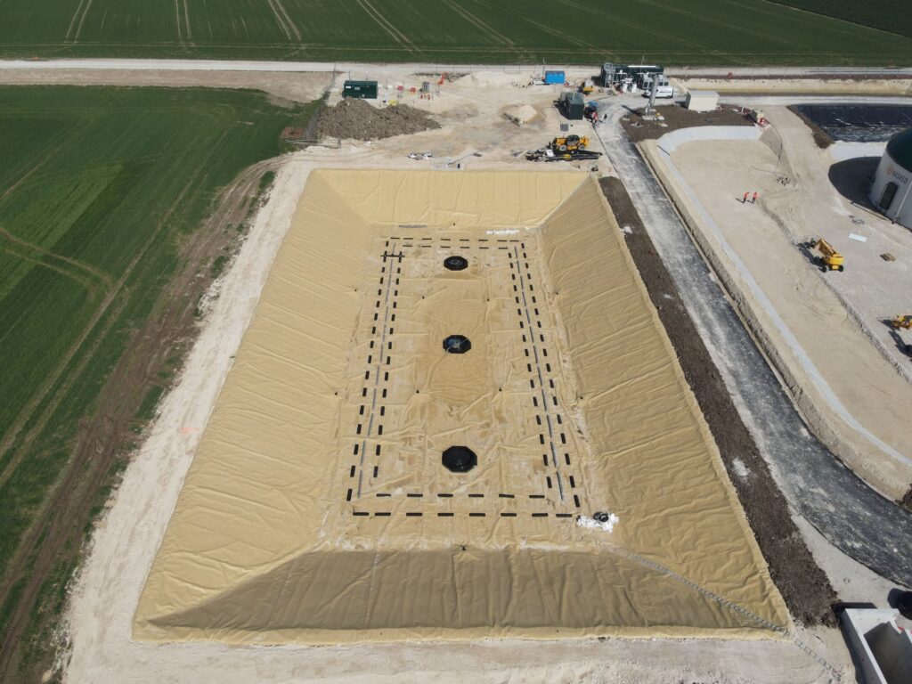 étanchéité unité de méthanisation des 6 fermes à Girolles (45)